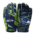 thumbnail image 1 of Guantes de fútbol americano Wilson Nfl Stretch Fit - Seattle Seahawks para adultos, 1 of 1
