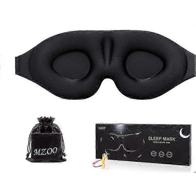 Sleep Eye Mask for Men Women, 3D Contoured Cup Sleeping Mask & Blindfold