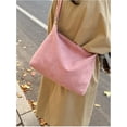 thumbnail image 5 of SPEKSEE Trendy Suede Crescent Shoulder Bag for Women Large Capacity Suede Purses for Work Travel College Tote Handbag, 5 of 10