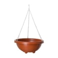 thumbnail image 2 of Hanging Planter Basket, Suspended Pot, 9.84x4.33 Inch Plastic Hanging Planter With Hanging Chain For Indoor Outdoor Aerial Cultivation Home Decor And Wall Mounted Flower Display, 2 of 7