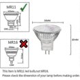 thumbnail image 2 of mr11 12v 35w Halogen Lamps Gu4 Spot Base 2800k Warm White, Dimmable, Pack Of 8, 2 of 5