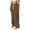 Brown, variant on High Waist Casual Trousers WITH Elastic Band Soft Stretch Fabric Comfortable Pants for Women Everyday Wear Versatile Fall Winter Bottoms M Sky Blue