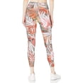 thumbnail image 2 of CALVIN KLEIN PERFORMANCE Womens Orange Stretch Pocketed Moisture Wicking 7/8 Length Flat Seems Printed Active Wear High Waist Leggings XS, 2 of 2