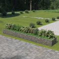 thumbnail image 1 of vidaXL Gabion Lit Surélevé Acier Galvanisé 540x90x50 cm, 1 of 5