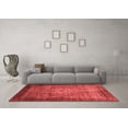 thumbnail image 3 of Ahgly Company Indoor Rectangle Abstract Red Modern Area Rugs, 7' x 9', 3 of 4