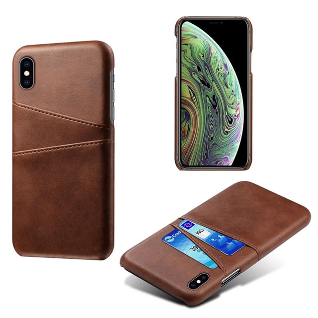 Para iPhone 14 Pro 13 Pro MAX 12 min 11 Funda de cuero con tarjetero para teléfono 7 8 Plus 6 6s X XR Funda de cuero PU para iPhone XS MAX 5 SE Tan Jianjun unisex