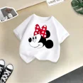 thumbnail image 3 of Ropa infantil de Disney Mickey, camiseta de algodón de moda de verano para niñas, camiseta divertida de dibujos animados para niños y niñas, camiseta de manga corta, 3 of 5