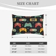 thumbnail image 6 of Balery Retro Video Game Bedding Queen Pillow Cases - Envelope Closure - Soft Brushed Microfiber Fabric - Shrinkage and Fade Resistant Pillow Cases-16"x24", 6 of 9