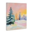 thumbnail image 2 of Stupell Industries Modern Winter Forest Snowscape in Pastels Canvas Art, 16 x 20, by The Prints Vibe, 2 of 8