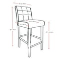thumbnail image 4 of CorLiving Antonio Counter Height Barstool in Bonded Leather, 4 of 4