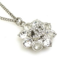 Pre-Owned CHANEL Necklace Metal Silver Women's h31180j (Good)