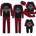 thumbnail image 3 of Pijamas familiares a juego de Navidad, Conjunto de pijama negro luminoso, miembro orgulloso de la lista traviesa, 2023, 3 of 3