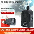 thumbnail image 2 of Portable Electric Guitar Speaker Amplifier, ABS Material Mini Amp with MP3 Input, Power Indicator & Distortion Settings, Compact Practice Amp for Travel & Jamming, 2 of 8