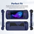 thumbnail image 3 of Silicone Cover Case for ROG Ally X Soft Protective Sleeve with 2 Thumb Grip Caps Anti-Scratch Dustproof Protector Ultra Slim Skin Shell for ROG Ally X Handheld Game Console, 3 of 7