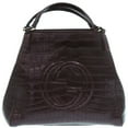 thumbnail image 1 of Pre-Owned Gucci Soho 2-way tote bag 336751 525040 in purple leather (0696) (Good), 1 of 10
