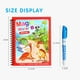 hoksml Kids Toys Magic Water Drawing Book Magic Water Reusable Doodle Board For Kids 10ml Clearance - image 3 of 8