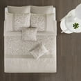 thumbnail image 3 of 510 Design Ramsey Embroidered 8-Piece Queen Quilted Comforter Set, Neutral, 3 of 5