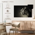 thumbnail image 5 of Elephant Stock Christian Prayer Wall Art - Horizontal Canvas Wall Art - Living Room Wall Decor - Religion And Spirituality Canvas - Gray And Black Decor - 36" x 24", 5 of 8