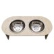 thumbnail image 2 of Tazón de madera para cachorros y gatos, soporte para comida, tazón extraíble, multipropósito, antideslizante, suministros para mascotas, plato Cuenco doble Salvador Comedero para gatos, 2 of 10