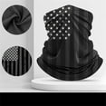 thumbnail image 4 of AWASD USA Flag Neck Gaiter Face Masks for Men Women Star Stripe Print Breathable Summer Cooling Neck Gaiter UV Face Mask Sun Protection Neck Gaiter One Size Black, 4 of 4