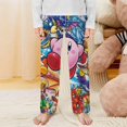 thumbnail image 2 of Kirby Pajama Pants Sleep Pants Soft Elastic Waist PJ Bottoms Lounge Pants, 2 of 7
