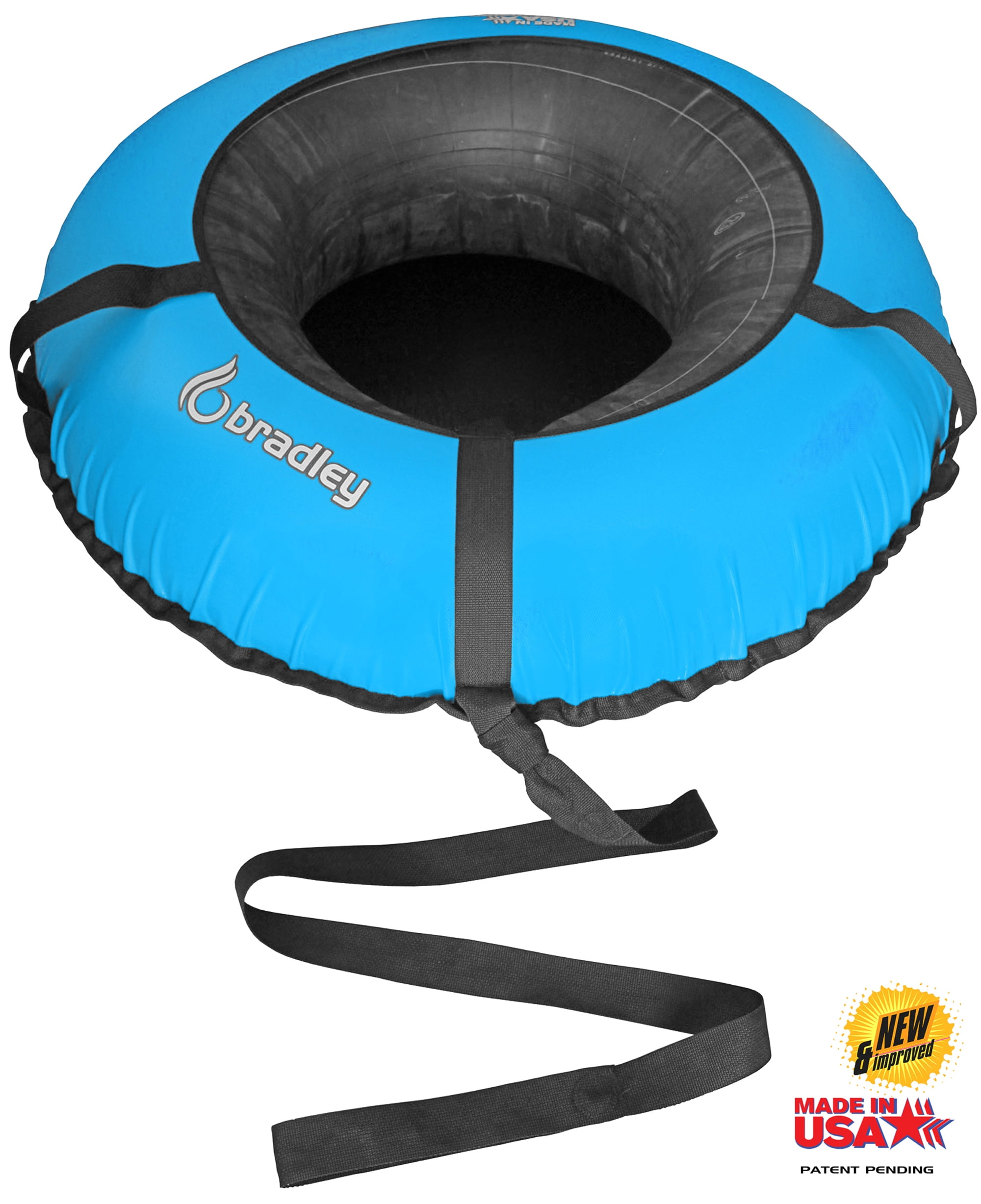 Heavy Duty 47 Outdoor Inflatable Snow Sled for Kids Adults Yowein Snow Tubes for Sledding Towable Freeze-Proof & Wear-Resistant PVC Snow Tube with 2 Handles Winter Thickening Skiing Ring 