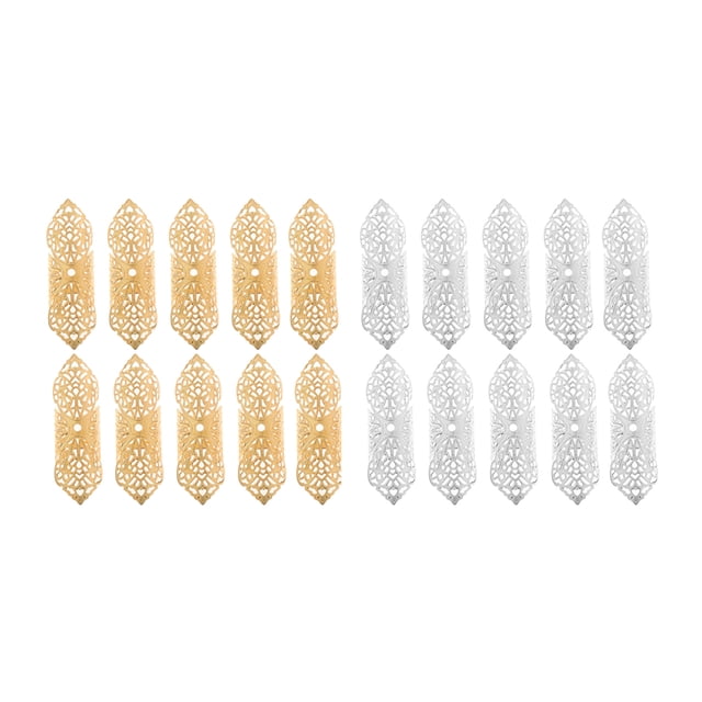 20x Tubos de Decoración para Cabell Decoraciones de Cabello / Barba, Colgantes / / Colr / Joyería Sunnimix Dreadlock Hair Ring Tube Beads