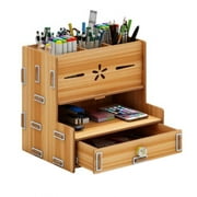 TINYSOME Durable Desktop Wood Storage Holder Skincare Organizers Makeup Holder for Home