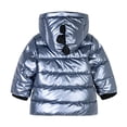 thumbnail image 3 of URMAGIC Boys Girls Winter Coat Lightweight Thicked Winter Jacket Warm Soft Puffy Cotton Outwear with Hood, 3 of 10