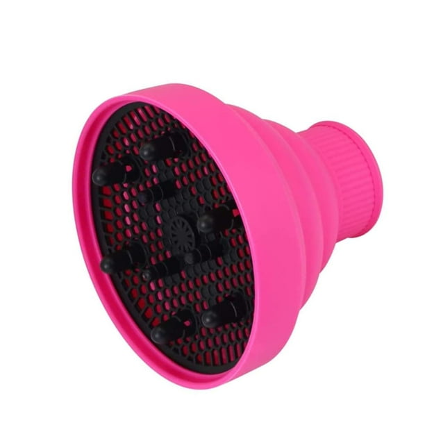 Accesorio difusor de cabello para secador de cabello Difusor portátil plegable de viaje para mujeres con cabello rizado. Accesorio de flujo de aire para salón o uso doméstico con boquilla de 1,65 a 1,