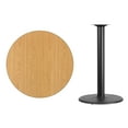 thumbnail image 3 of Flash Furniture 36'' Round Natural Laminate Table Top with 24'' Round Bar Height Table Base, 3 of 3