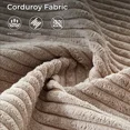 thumbnail image 5 of Ovios Corduroy Sectional for Living Room Modular Camel Sleeper Sectional Couches and Sofas with Chaise Lounge Modern 104" Oversized L-Shape Sofa No Assembly Required, 5 of 9