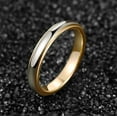 thumbnail image 4 of NUNCAD 4mm/6mm Tungsten Rings for Men Women Gold Silver Two-Tone Wedding Bands Comfort Fit Size 5-12, 4 of 5