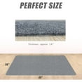 thumbnail image 3 of Office Chair Mat for Hardwood Floor, 48"x36" Computer Chair Rug, Under Desk Mat, Large Anti-Slip Floor Protector for Home Office, Light Grey, 3 of 9