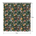 thumbnail image 5 of Waterproof Beautiful Colorful Floral Shower Curtain 72x72 Inch Boho Style Polyester Unique Shower Curtain for Bathroom Hotel Home Decor with 12 Plastic Hooks, 5 of 5