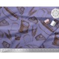 thumbnail image 3 of Soimoi Poly Georgette Fabric Rolling Pin,Wheat & Sandwich Bread Food Printed Craft Fabric by the Yard 42 Inch Wide, 3 of 3
