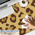 thumbnail image 2 of Long Mouse Pads for Desk,Yellow and Brown Of Leopard Print Desk Mats on Top Of Desks, Desk Mouse Pad Extra Large with 3mm Non-Slip Base and Stitched Edge for Gaming,Office,Work,Home 47.3"x23.6", 2 of 6