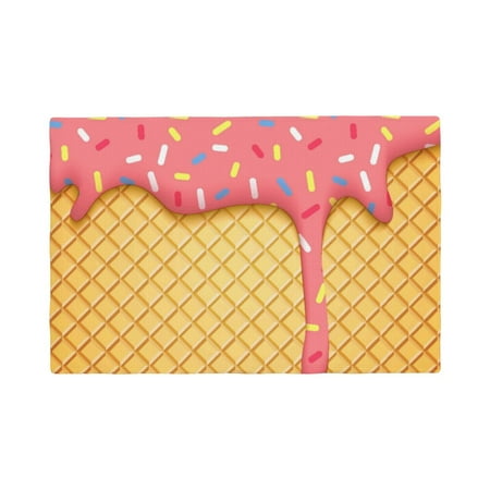 

Placemats Set of 4 / 6 Pink Ice Cream Placemats for Dining Table Indoor/Outdoors Heat Resistant Washable Placemats 18 x 12