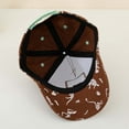 thumbnail image 4 of Gelikeya Toddler Baseball Cap for Boys Girls Adjustable Cotton Hat Dinosaur Prints Kids Summer Sun Protection Cap (Coffee, 2-8 Yearss), 4 of 5
