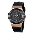 thumbnail image 1 of Maserati Watch R8851108002 Potenza Date Window, Luminescent, 24-Hour Display-Black / Rose-Gold, 1 of 4