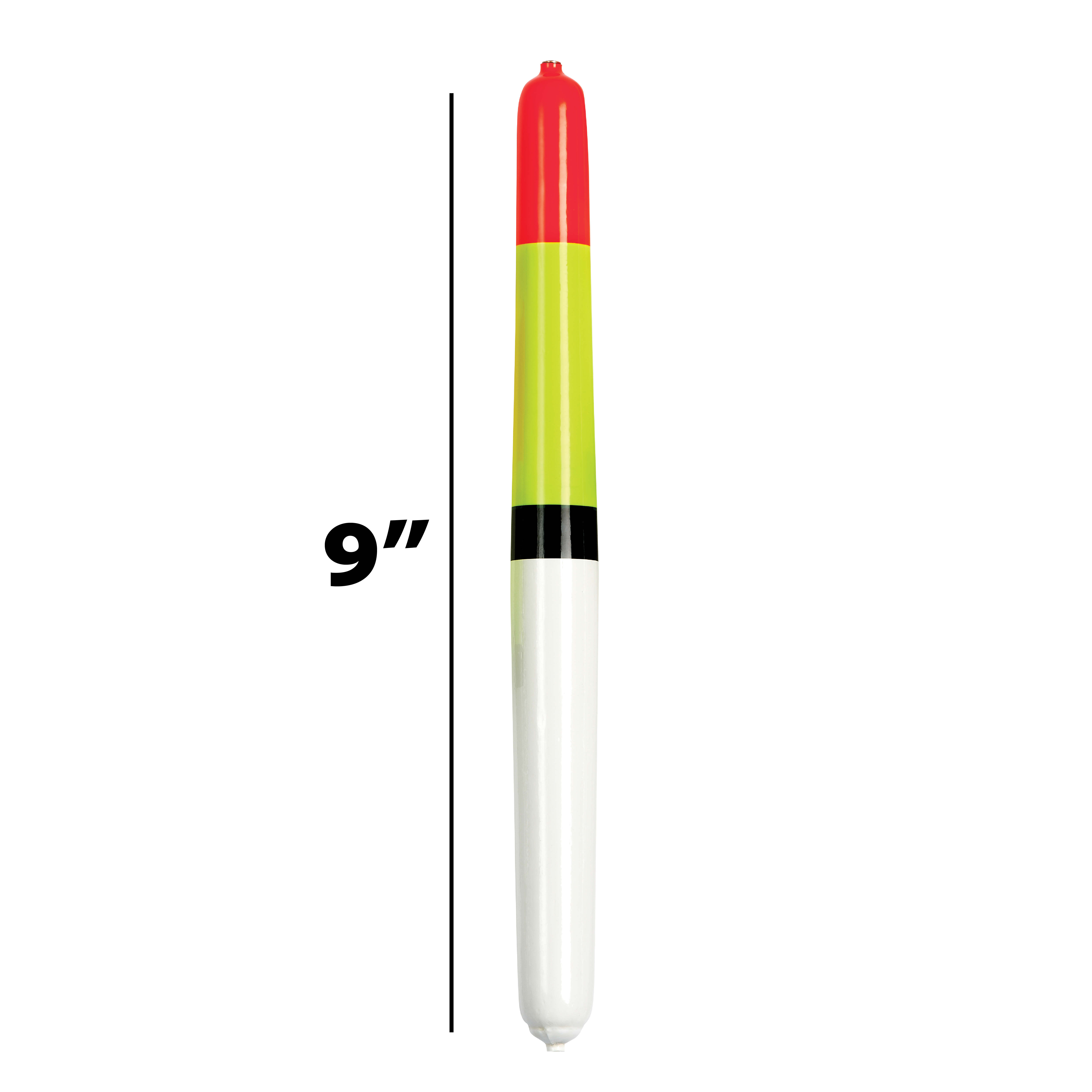 Lindy Pole Float Weighted 9'' Fl Orange/Yellow/White