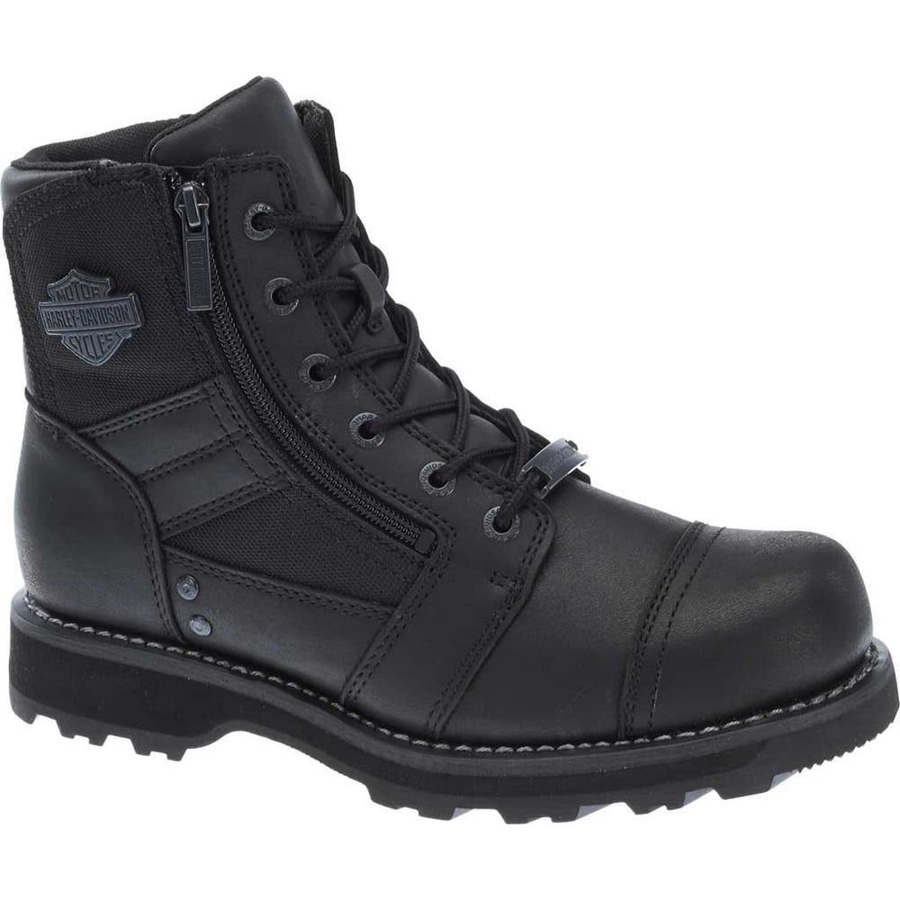 Men's HarleyDavidson Bonham Boot Black Full Grain Leather 11.5 M