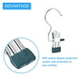 thumbnail image 4 of Uxcell 16Pack Stainless Steel Boot Hangers Portable Laundry Hanging Hooks Clips, Dark Green, 4 of 6