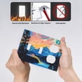 thumbnail image 4 of Watercolor Hand Painted Sky Switch Cover Decorative Wall Plate 3-Gang 2-Toggle 1-Duplex Standard Size, 4 of 5