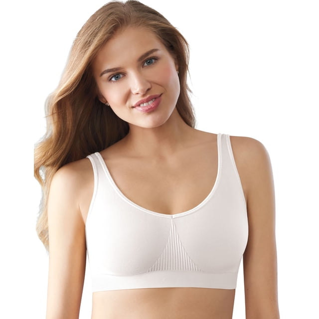 Bali Soutien-Gorge Léger Lissante Tout Autour pour Femmes, P, Blanc