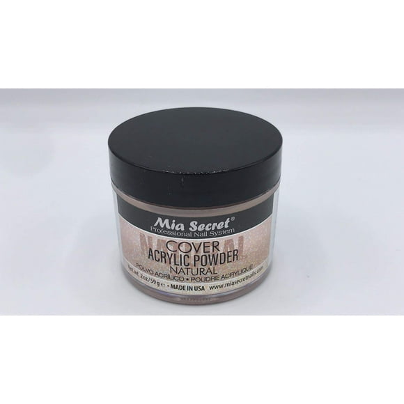 Mia Secret Système d'Ongles Professionnel Couverture Acrylique Poudre Nouvel Article 2020! (2oz Couverture Naturelle)