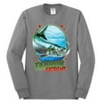 thumbnail image 2 of Tarpon Extreme Mens Long Sleeve Shirt, Heather Grey, 2XL, 2 of 3
