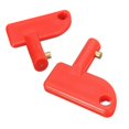 thumbnail image 5 of 2x Red Car Battery Cut Off Kill Isolator Switch Spare Keys Marine Auto Boat Truck Power Control Switch Car Power Switch Key, 5 of 5