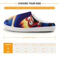 thumbnail image 2 of Inside Out Soft Plush Slippers for Boys Girls Winter Warm Cotton Slippers with Rubber Sole Non-Slip Kid's Slip on Shoes Fluffy House Slippers For Indoor And Outdoor, 2 of 8