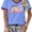 Blue, variant on 2026 Soccer Cup Mexico Jersey for Women - Y2K V-Neck Football Shirt Graphic Top - Short Sleeve for Summer Sports